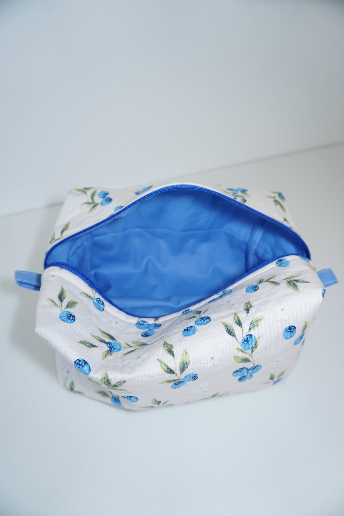 Boxy Makeup Bag - Blueberry