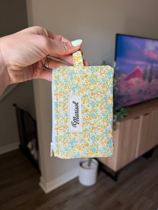 Keychain Wallet - Lemon Blossom