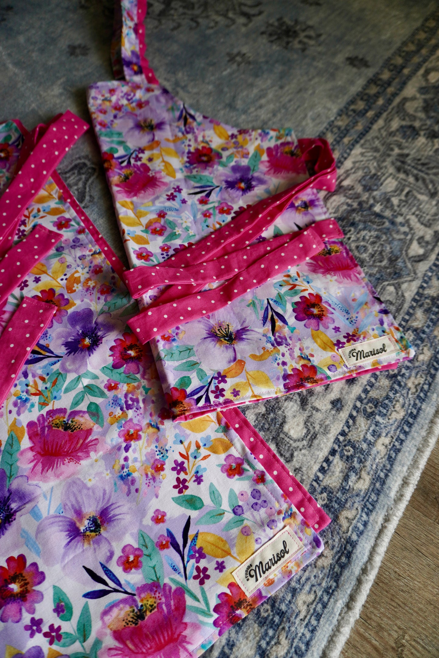 Mommy + Me Apron Set - Wildflower Garden
