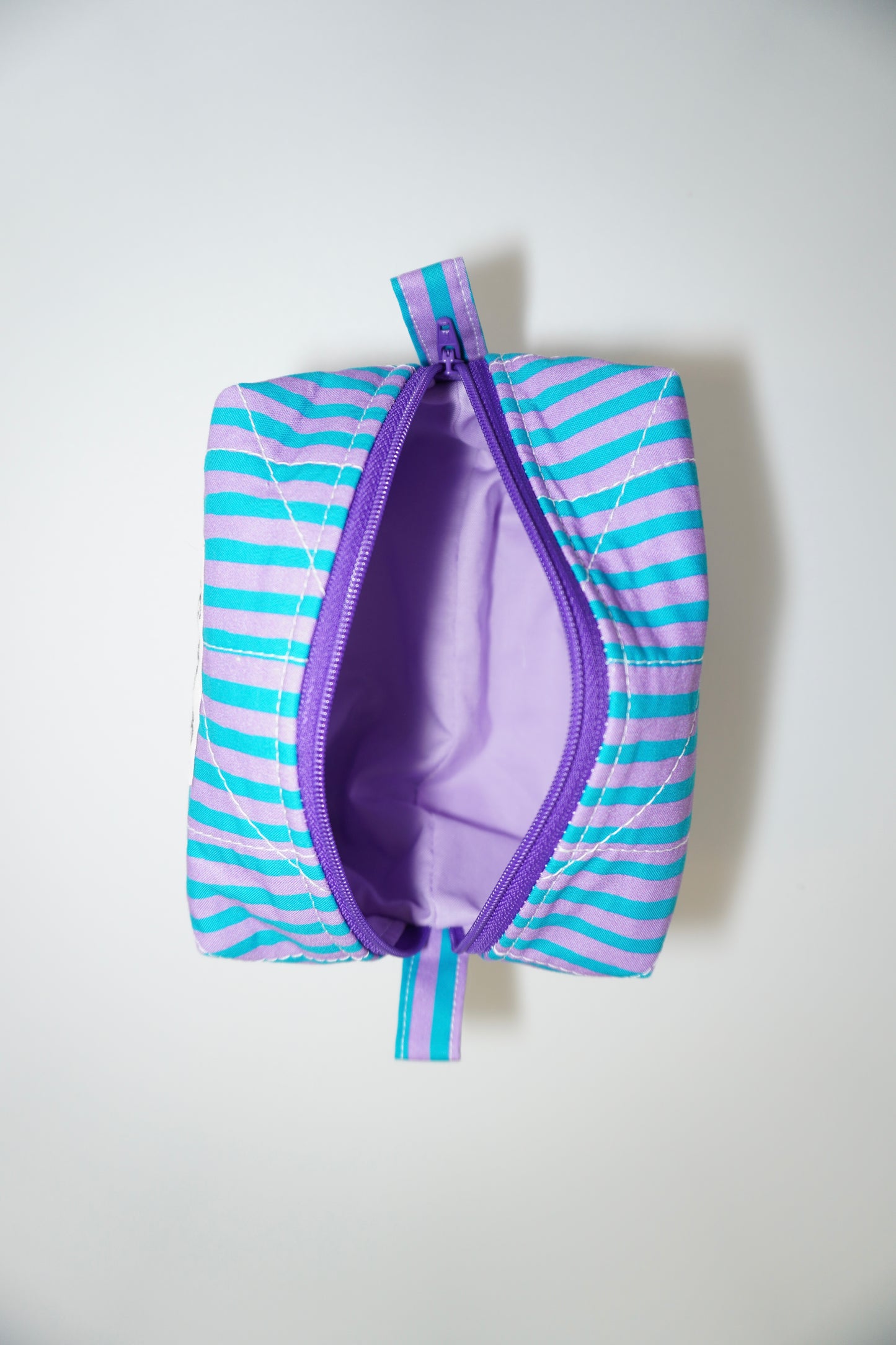 Mini Makeup Bag - Vibrant Stripe