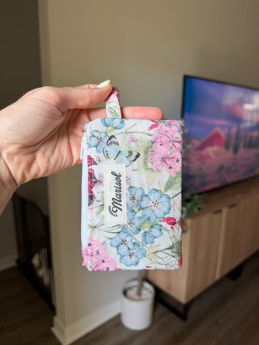 Keychain Wallet - Butterfly Garden