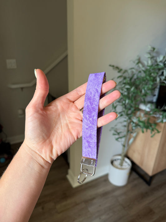 Wristlet Keychain - Purple