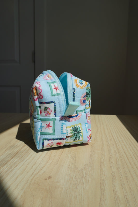 Mini Makeup Bag - Coastal Oasis