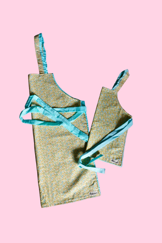 Mommy + Me Apron Set - Lemon Blossom