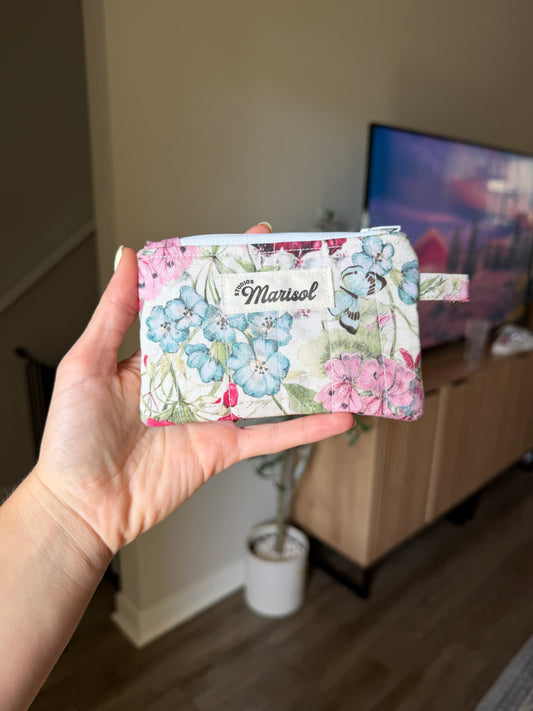 Keychain Wallet - Butterfly Garden