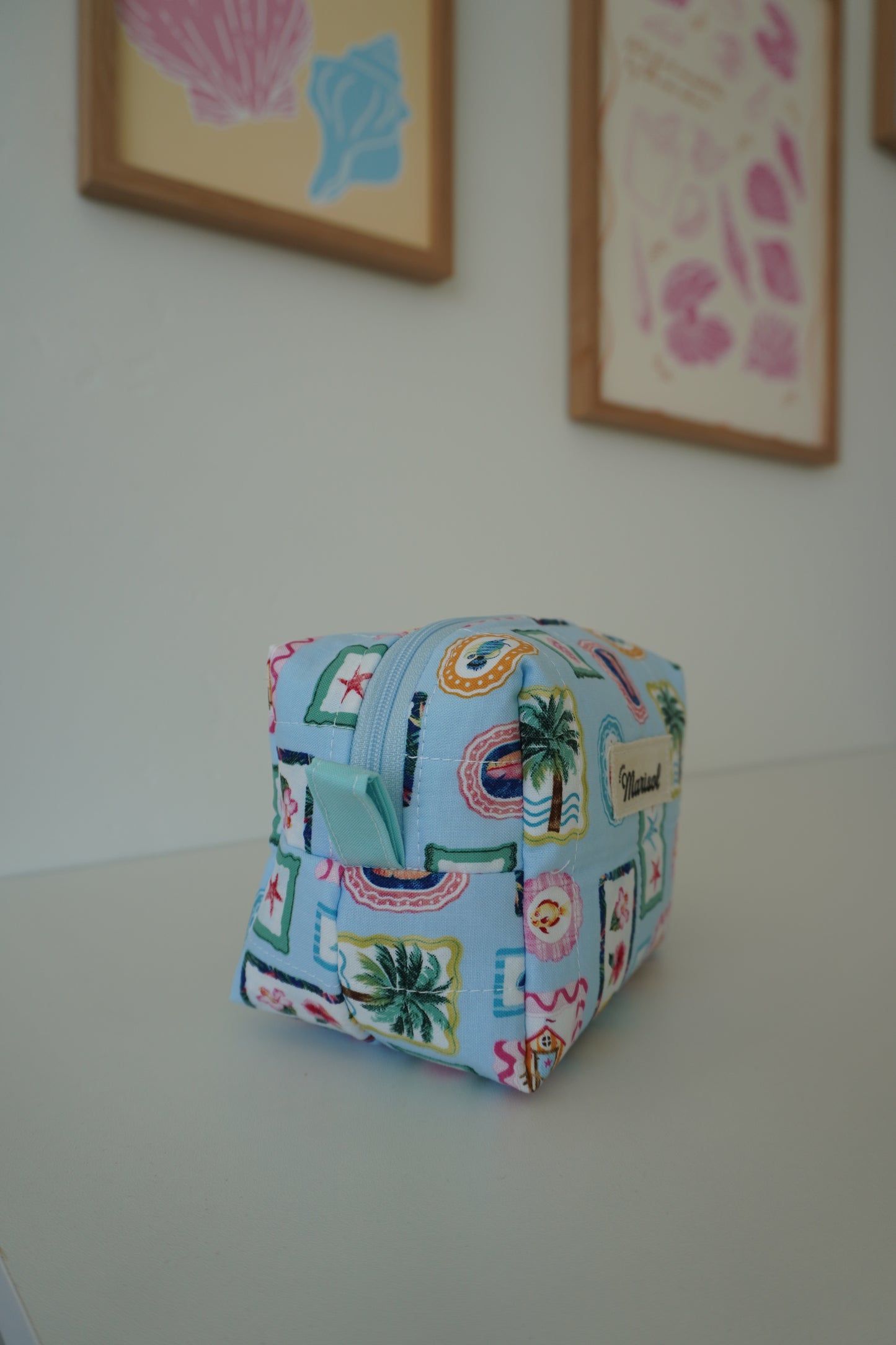 Mini Makeup Bag - Coastal Oasis