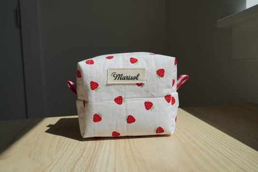 Mini Makeup Bag - Strawberry