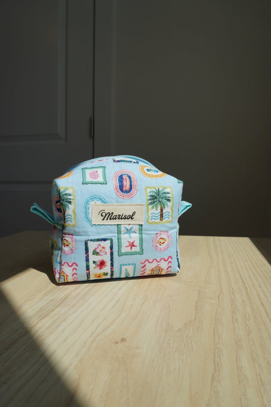 Mini Makeup Bag - Coastal Oasis