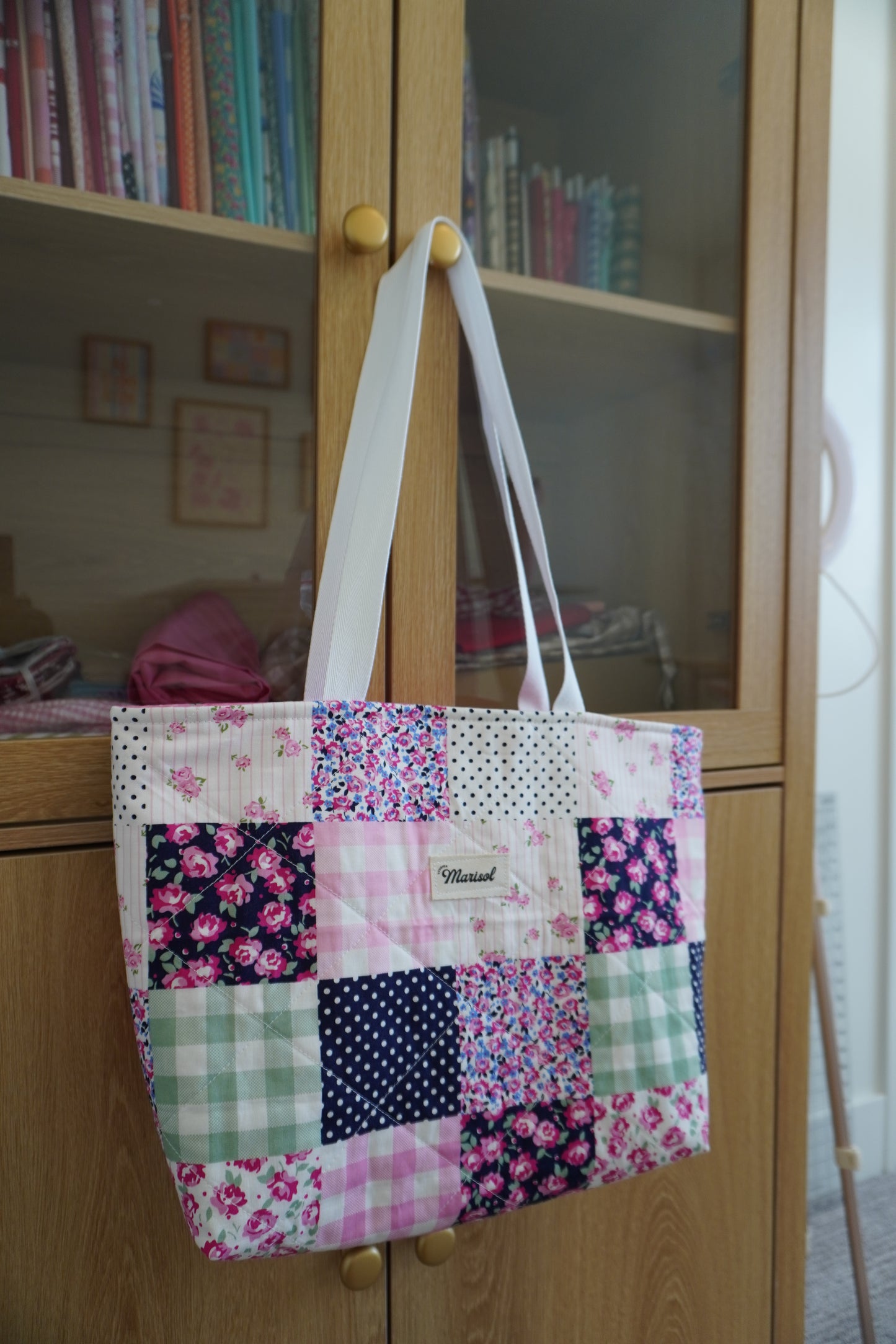 Tote Bag - Patchwork Petal
