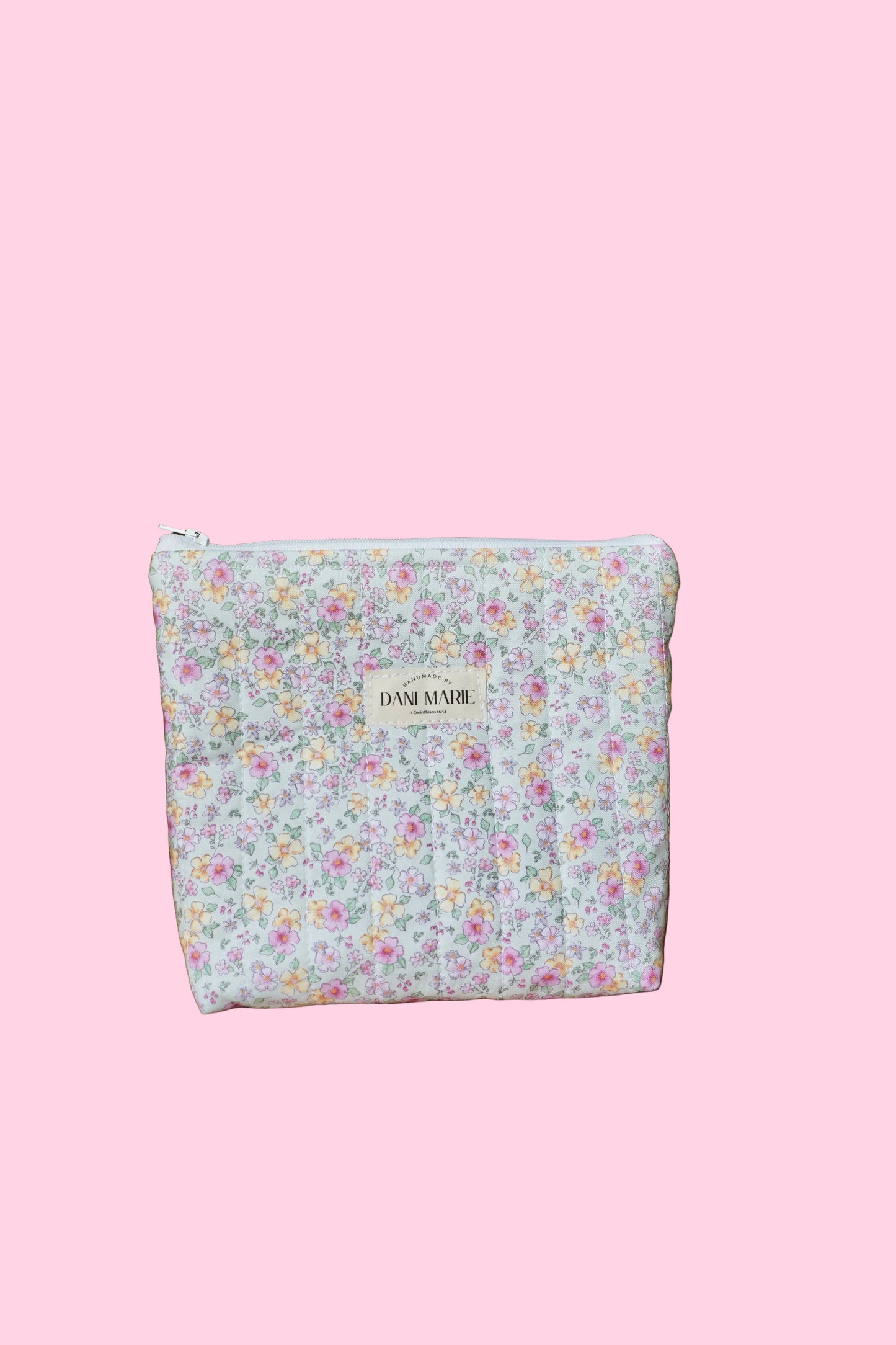 Stand Up Zipper Pouch - Floral