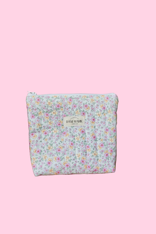 Stand Up Zipper Pouch - Floral