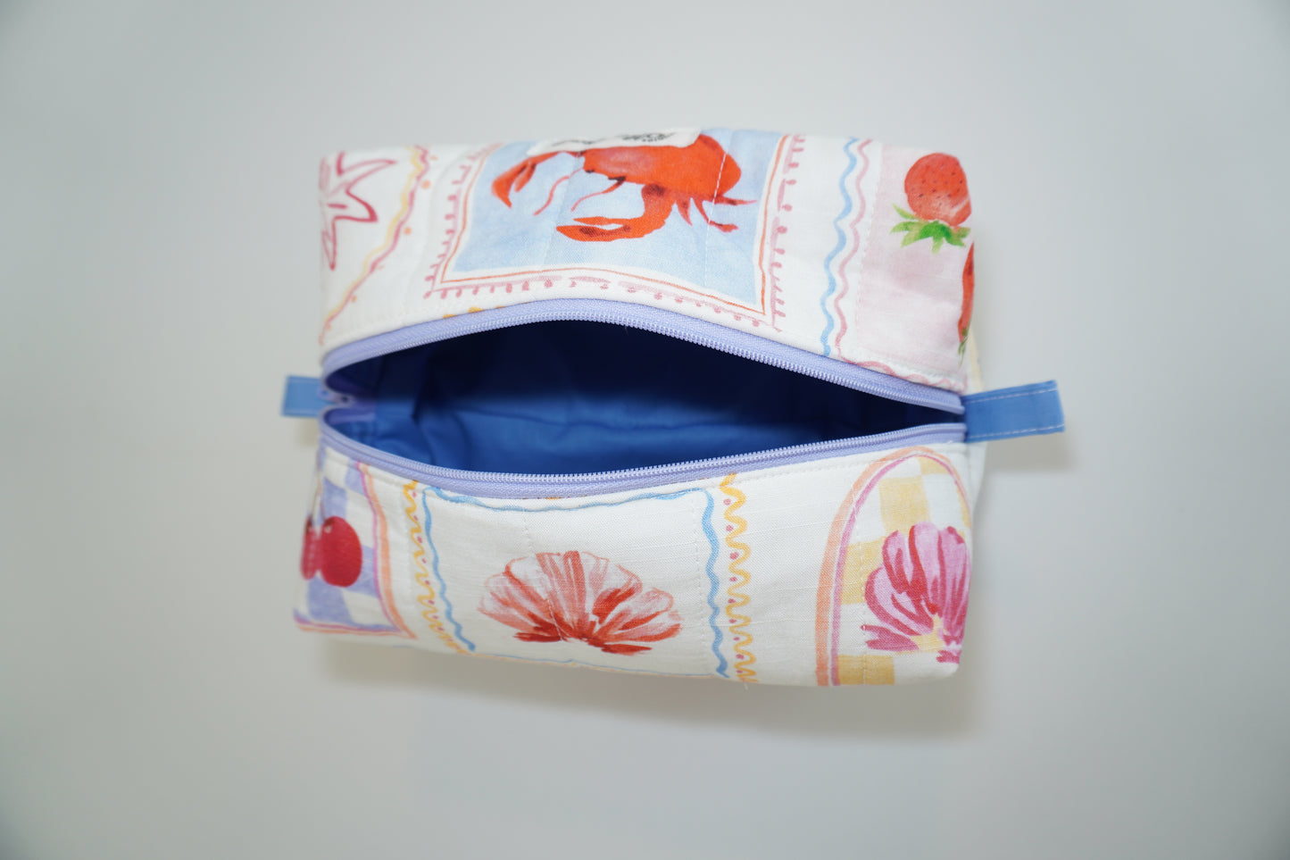 Boxy Makeup Bag - Coastal Colorful