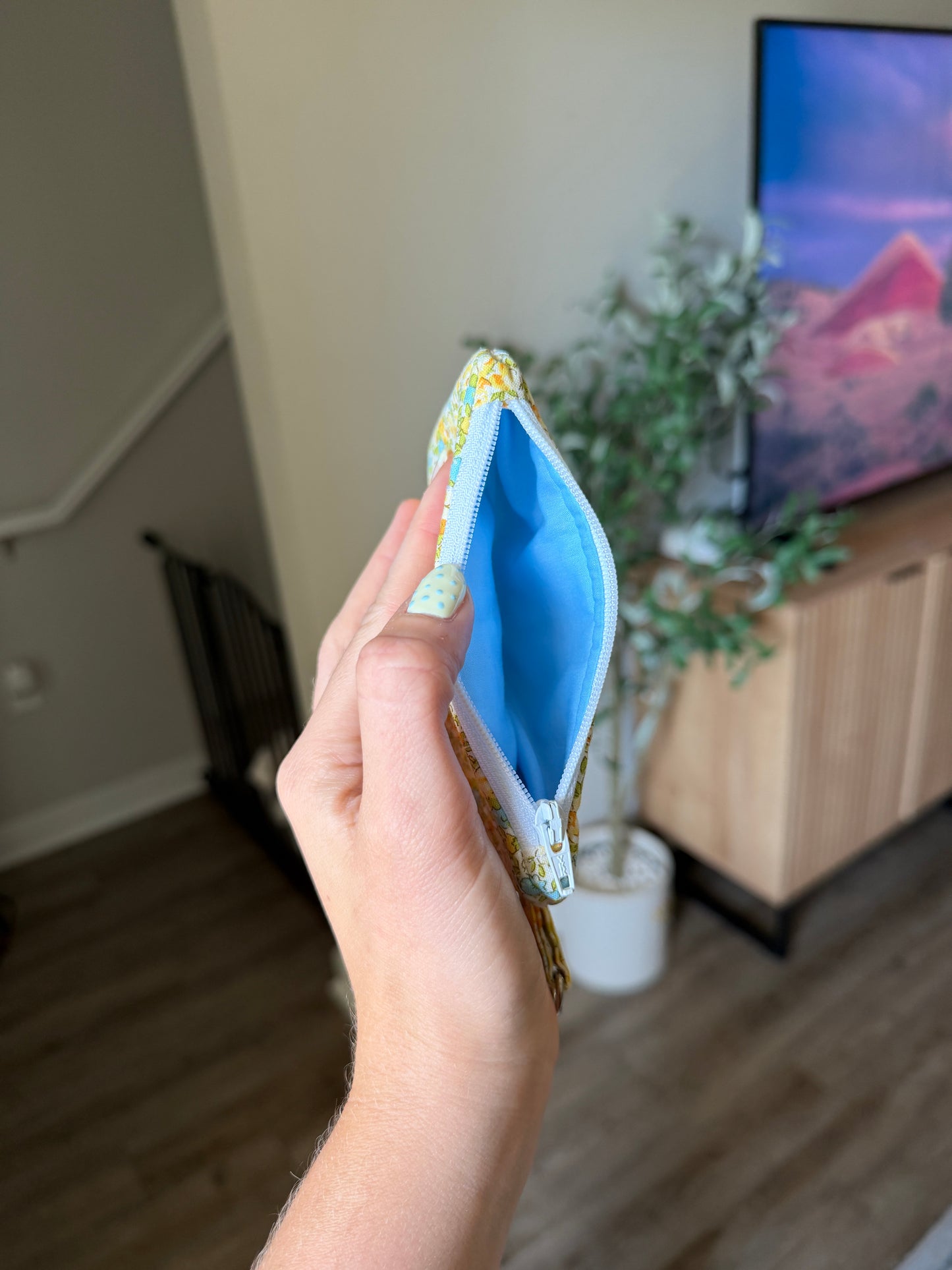 Keychain Wallet - Lemon Blossom