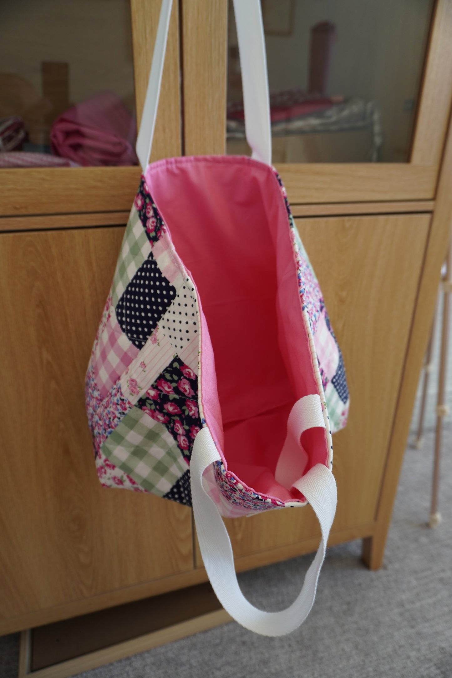 Tote Bag - Patchwork Petal