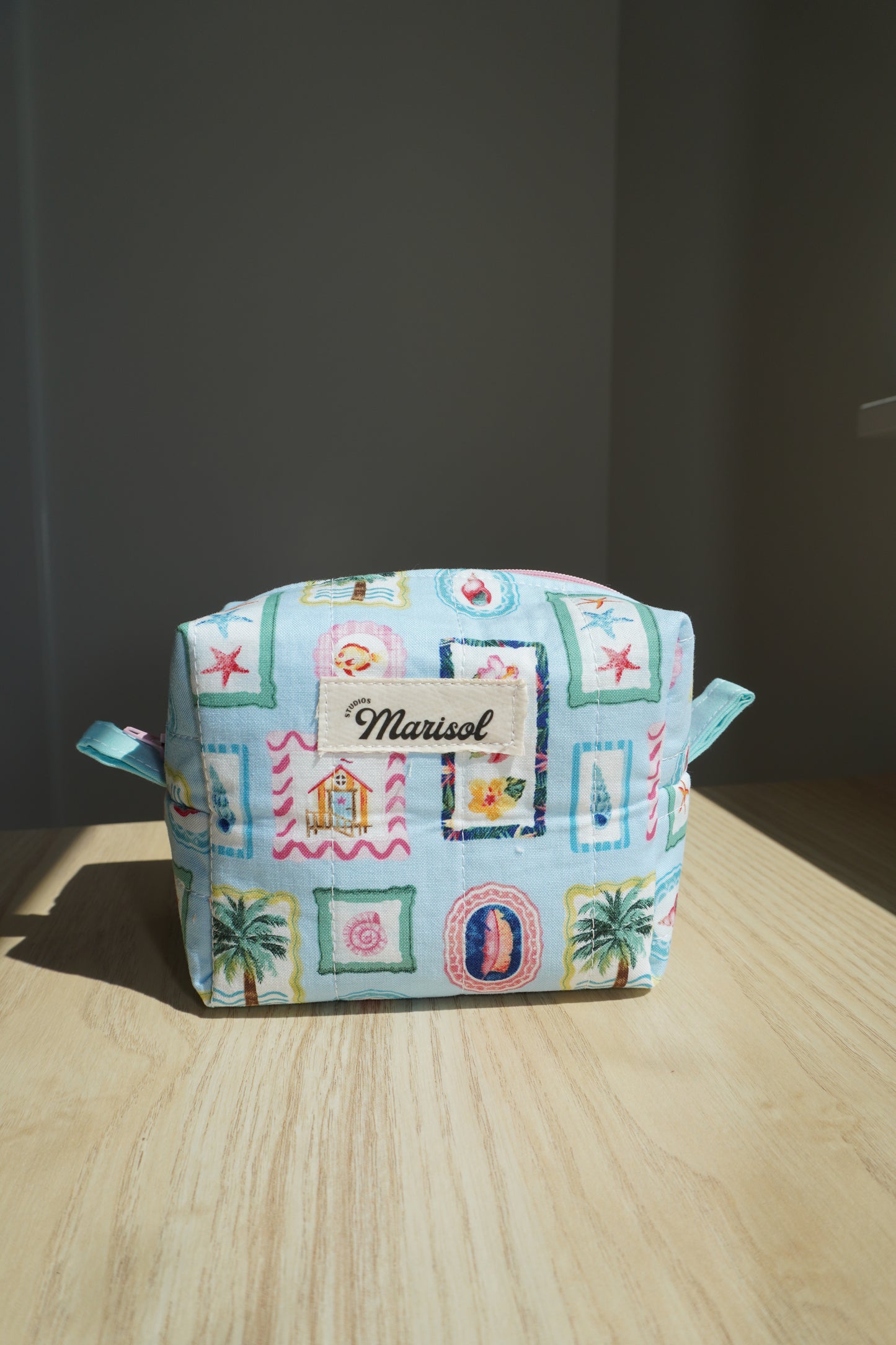 Mini Makeup Bag - Coastal Oasis
