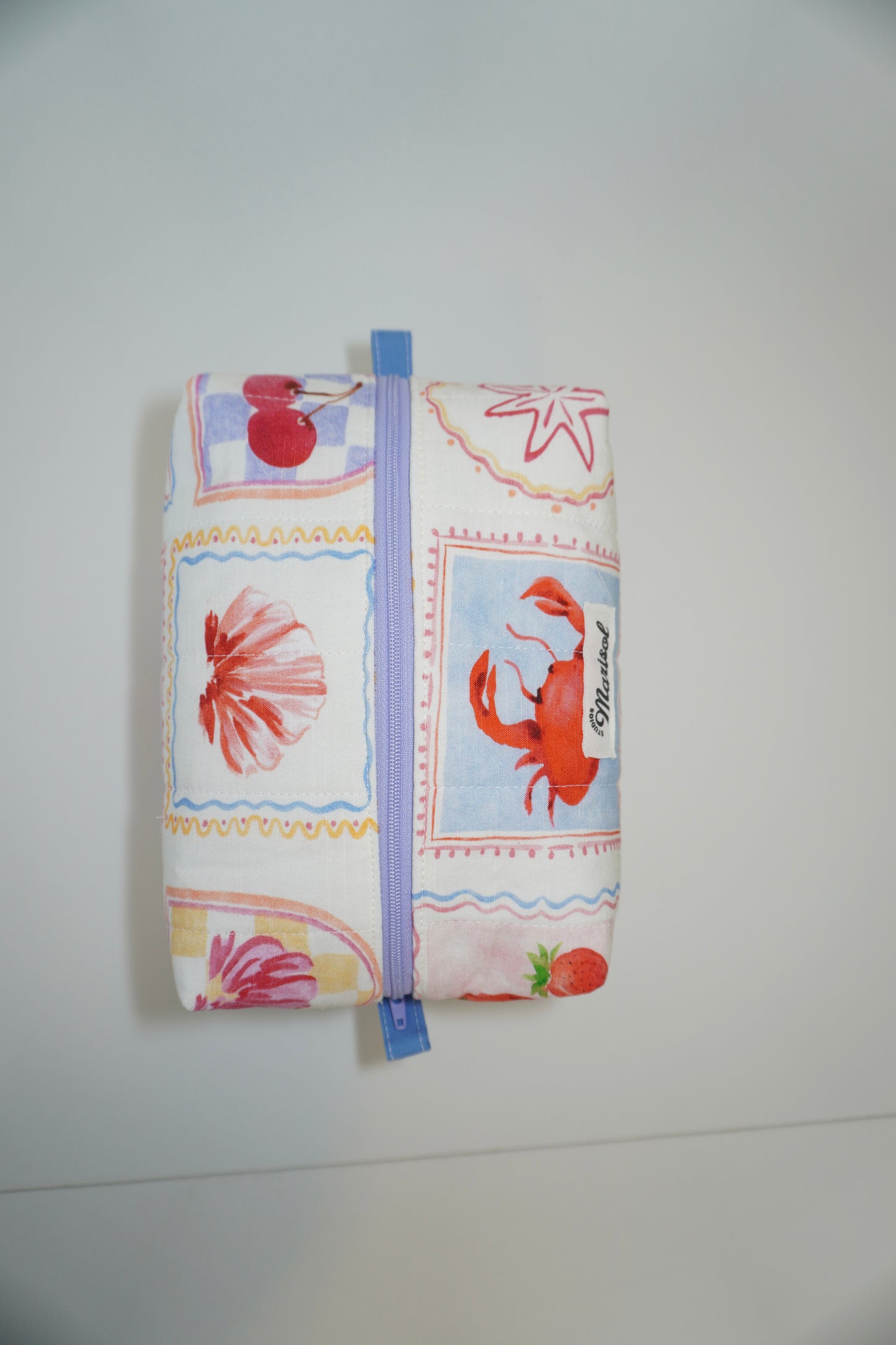 Boxy Makeup Bag - Coastal Colorful