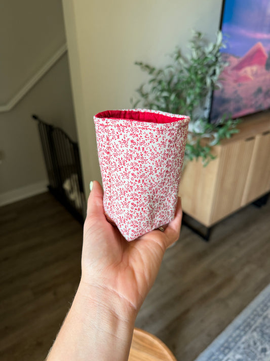 Can Cozy - Red Petals
