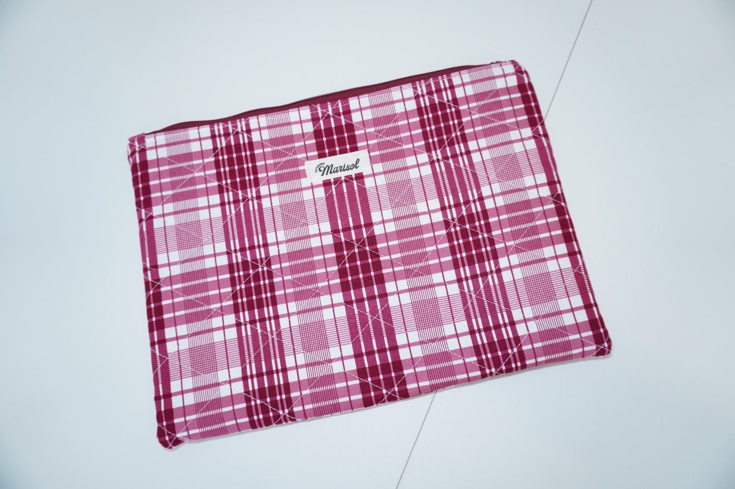 Laptop Sleeve - Maroon Plaid