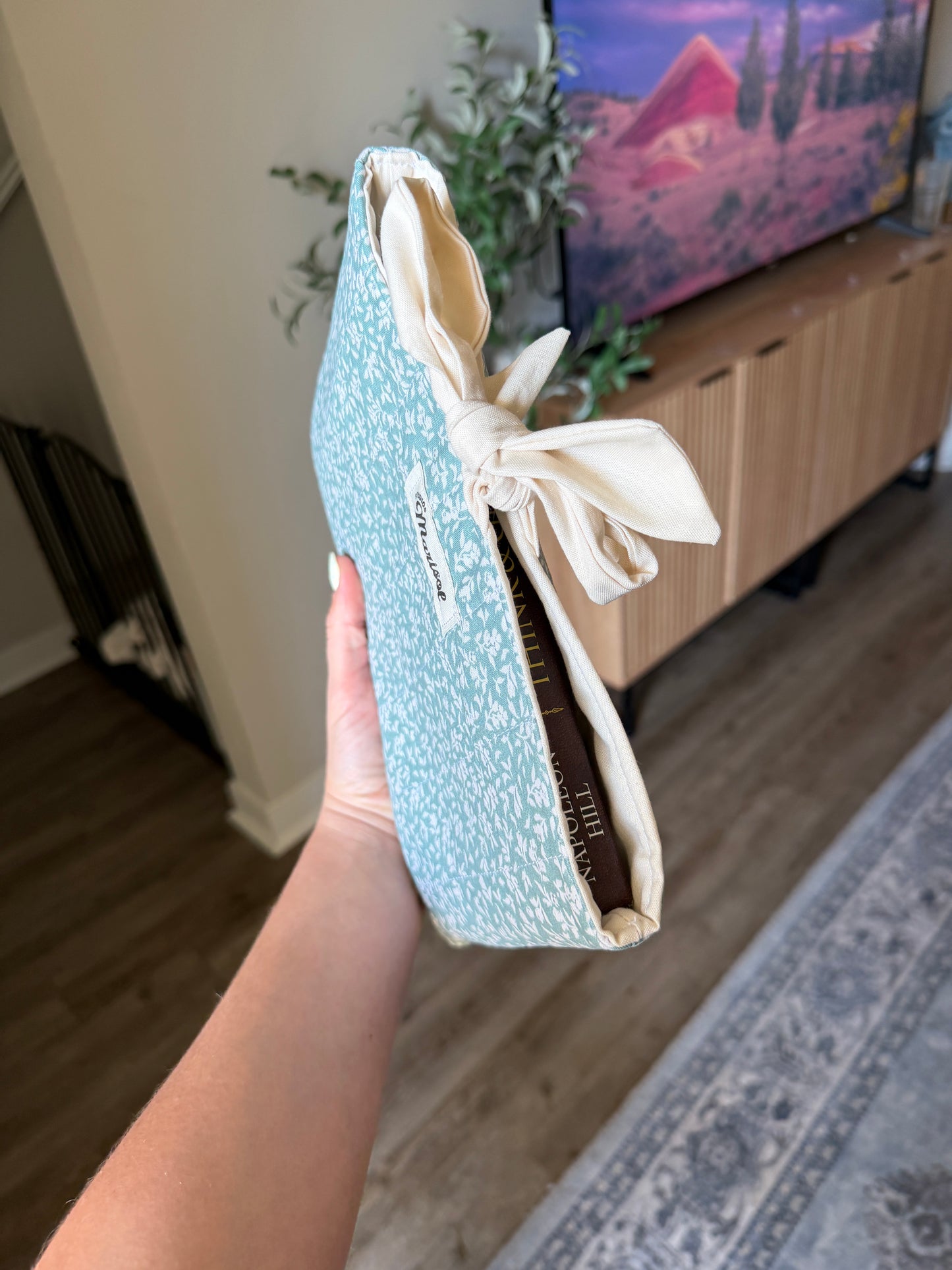 Medium Book Sleeve - Misty Blue